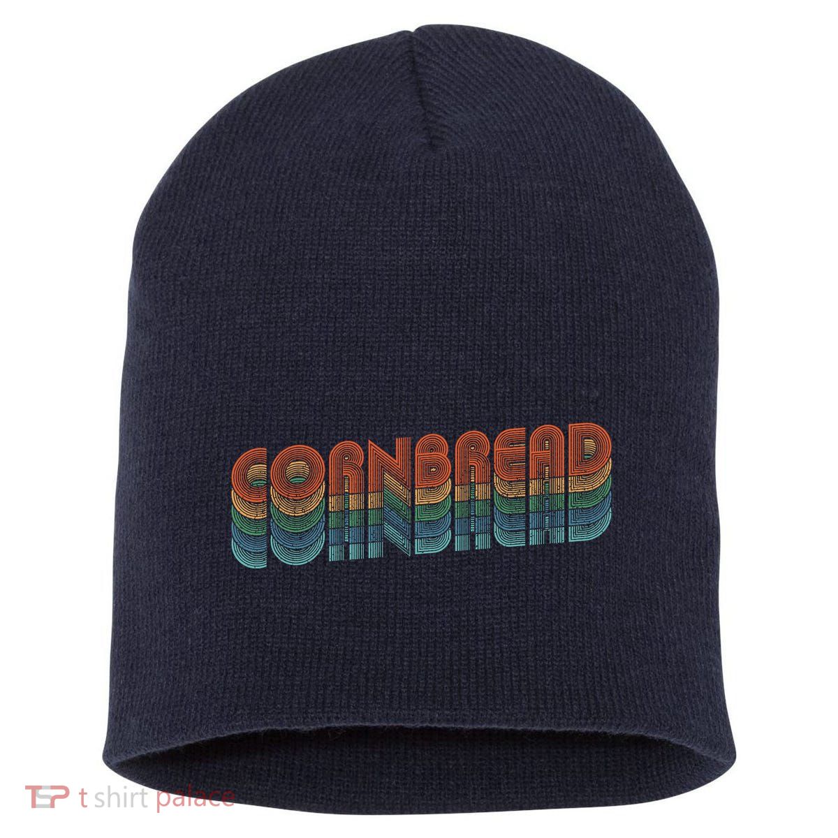 Vintage Cornbread Baking Bread Short Acrylic Beanie