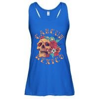 Vintage Cancun Beach Mexico Tattoo Ink Skull Cool Gift Ladies Essential Flowy Tank