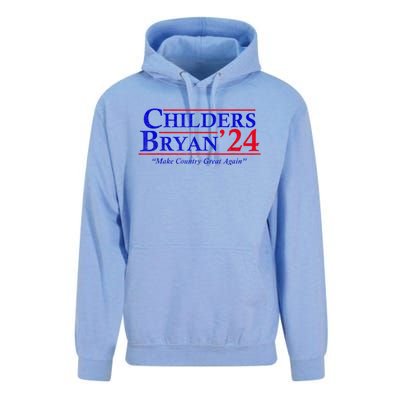 Vintage Childers Bryan 2024 Election Make Country Great Again. Unisex Surf Hoodie