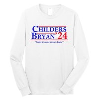 Vintage Childers Bryan 2024 Election Make Country Great Again. Long Sleeve Shirt