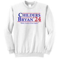 Vintage Childers Bryan 2024 Election Make Country Great Again. Sweatshirt