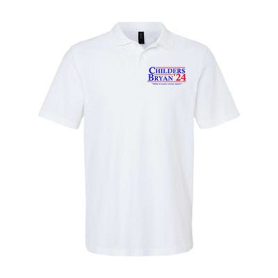 Vintage Childers Bryan 2024 Election Make Country Great Again. Softstyle Adult Sport Polo