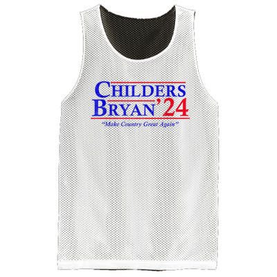 Vintage Childers Bryan 2024 Election Make Country Great Again. Mesh Reversible Basketball Jersey Tank