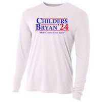 Vintage Childers Bryan 2024 Election Make Country Great Again. Cooling Performance Long Sleeve Crew