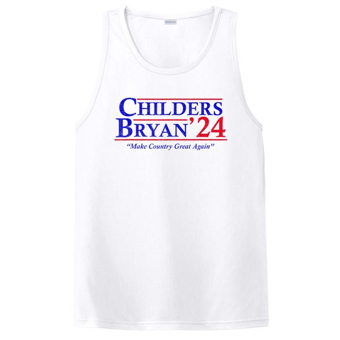 Vintage Childers Bryan 2024 Election Make Country Great Again. PosiCharge Competitor Tank