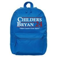 Vintage Childers Bryan 2024 Election Make Country Great Again. 16 in Basic Backpack