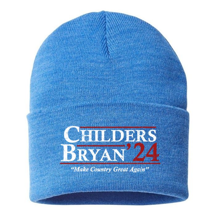 Vintage Childers Bryan 2024 Election Make Country Great Again. Sustainable Knit Beanie