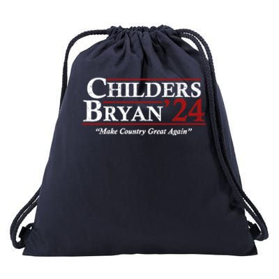 Vintage Childers Bryan 2024 Election Make Country Great Again. Drawstring Bag