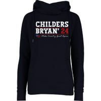 Vintage Childers Bryan 2024 Election Make Country Great Womens Funnel Neck Pullover Hood