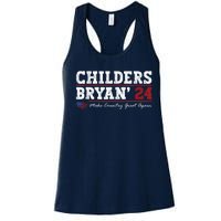 Vintage Childers Bryan 2024 Election Make Country Great Women's Racerback Tank