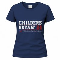 Vintage Childers Bryan 2024 Election Make Country Great Women's T-Shirt