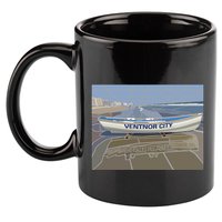 Ventnor City Beach Vista Scene Long 11oz C Handle Ceramic Mug