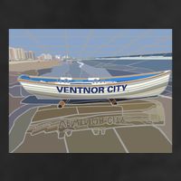 Ventnor City Beach Vista Scene Long 11oz C Handle Ceramic Mug