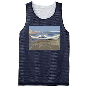 Ventnor City Beach Vista Scene Long Mesh Reversible Basketball Jersey Tank