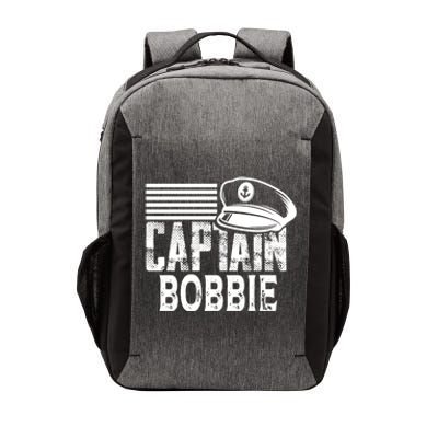 Vintage Captain Bobbie Personalized Boating Captain Gift Vector Backpack