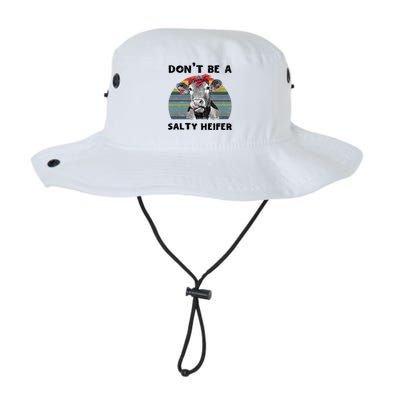 Vintage Cow Bandana Don't Be A Salty Heifer Western Farmer Gift Legacy Cool Fit Booney Bucket Hat