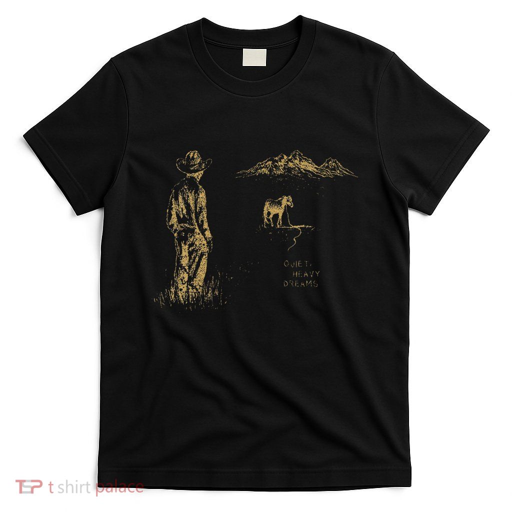 Vintage Cowboy Boots Classic Horseback Lyrics Music Dreams T-Shirt