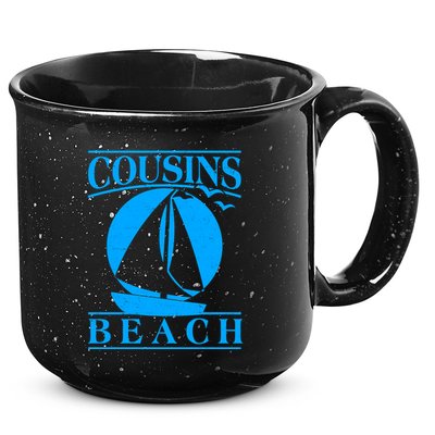 Vintage Cousin Beach Sail Boat 15oz Campfire Ceramic Mug