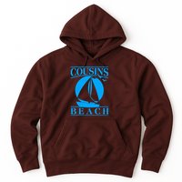 Vintage Cousin Beach Sail Boat Hoodie
