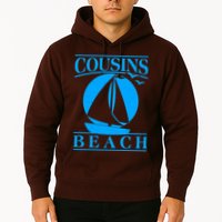 Vintage Cousin Beach Sail Boat Hoodie