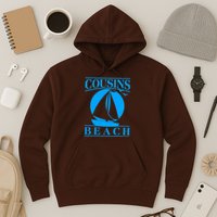 Vintage Cousin Beach Sail Boat Hoodie