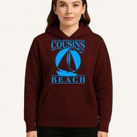 Vintage Cousin Beach Sail Boat Hoodie