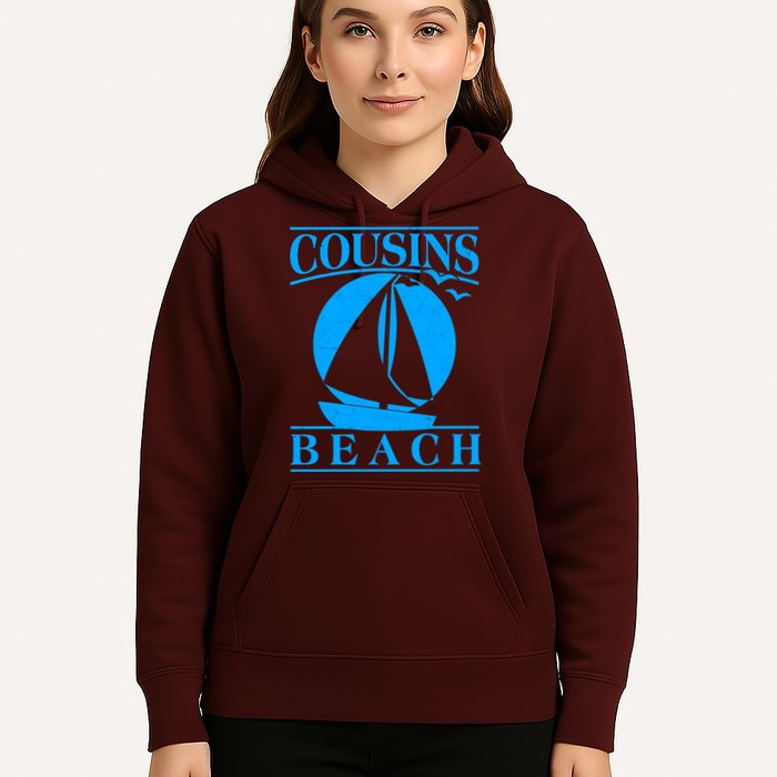 Vintage Cousin Beach Sail Boat Hoodie