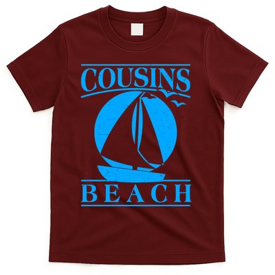 Vintage Cousin Beach Sail Boat T-Shirt
