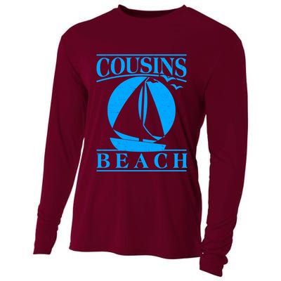 Vintage Cousin Beach Sail Boat Cooling Performance Long Sleeve Crew