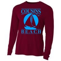 Vintage Cousin Beach Sail Boat Cooling Performance Long Sleeve Crew