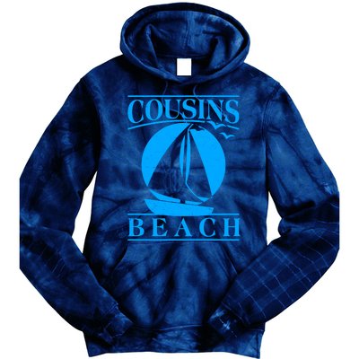 Vintage Cousin Beach Sail Boat Tie Dye Hoodie