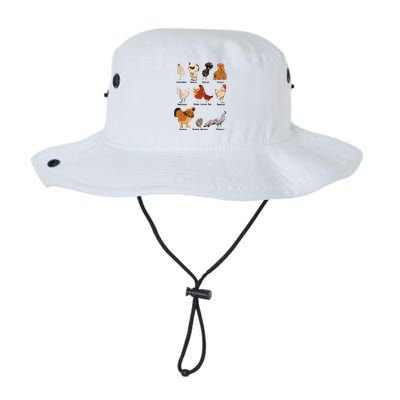 Vintage Chicken Breeds Farm Animals Day Support Local Farmer Bucket Hat