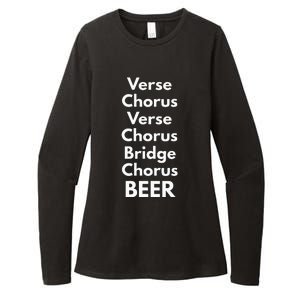 Verse Chorus Bridge Beer Womens CVC Long Sleeve Shirt