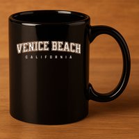 Venice California Beach Souvenir 11oz C Handle Ceramic Mug