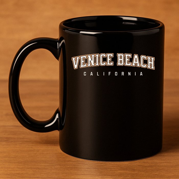 Venice California Beach Souvenir 11oz C Handle Ceramic Mug