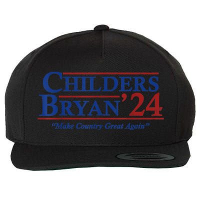 Vintage Childers Bryan 2024 Election Make Country Great Wool Snapback Cap