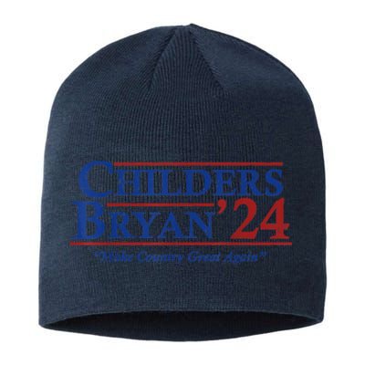 Vintage Childers Bryan 2024 Election Make Country Great Sustainable Beanie