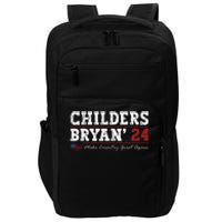 Vintage Childers Bryan 2024 Election Make Country Great Impact Tech Backpack