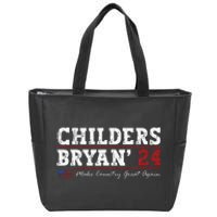 Vintage Childers Bryan 2024 Election Make Country Great Zip Tote Bag