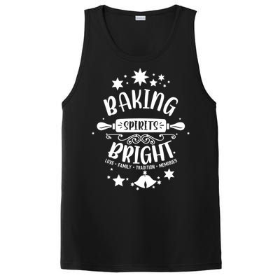 Vintage Christmas Bells Baking Spirit Bright Christmas Great Gift PosiCharge Competitor Tank