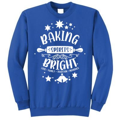 Vintage Christmas Bells Baking Spirit Bright Christmas Great Gift Sweatshirt