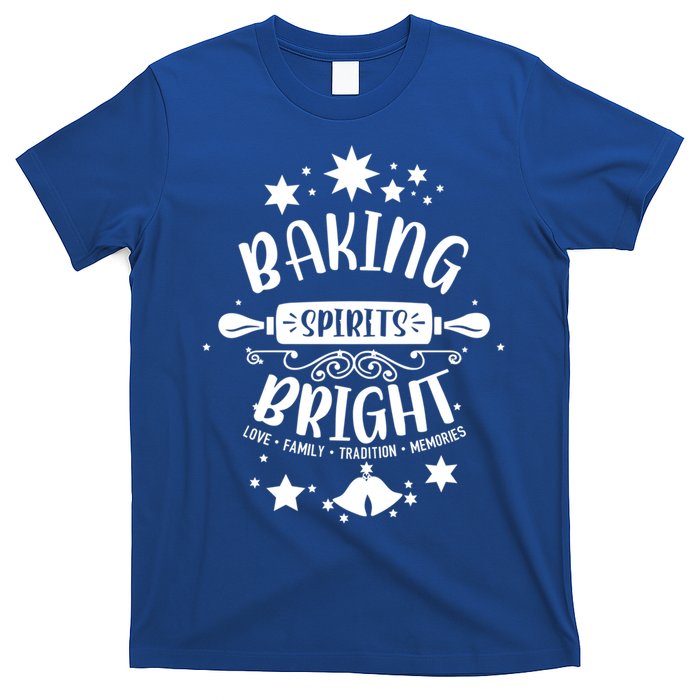 Vintage Christmas Bells Baking Spirit Bright Christmas Great Gift T-Shirt