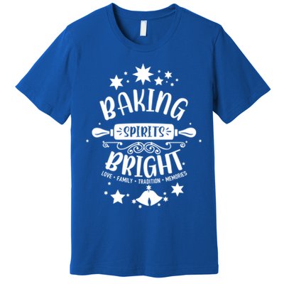 Vintage Christmas Bells Baking Spirit Bright Christmas Great Gift Premium T-Shirt