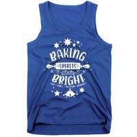 Vintage Christmas Bells Baking Spirit Bright Christmas Great Gift Tank Top