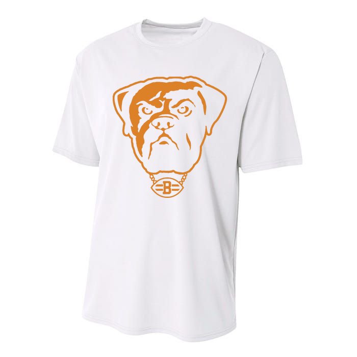 Vintage Cleveland Brown Shirt Performance Sprint T-Shirt