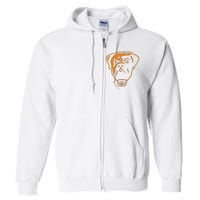 Vintage Cleveland Brown Shirt Full Zip Hoodie