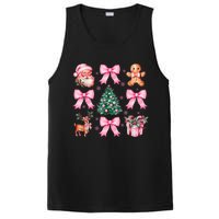 Vintage Coquette Bow Christmas Tree Santa Xmas Holiday PosiCharge Competitor Tank