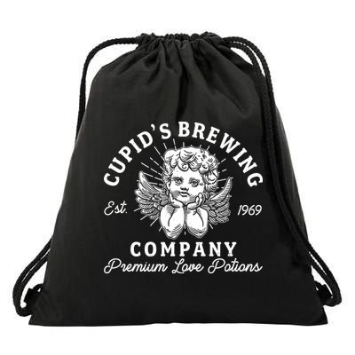 Vintage Cupid's Brewing Company Est 1969 Premium Love Potions Drawstring Bag