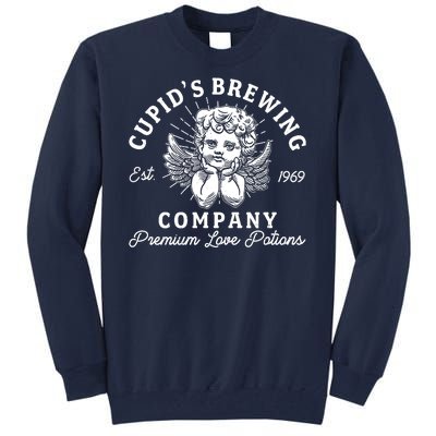 Vintage Cupid's Brewing Company Est 1969 Premium Love Potions Tall Sweatshirt