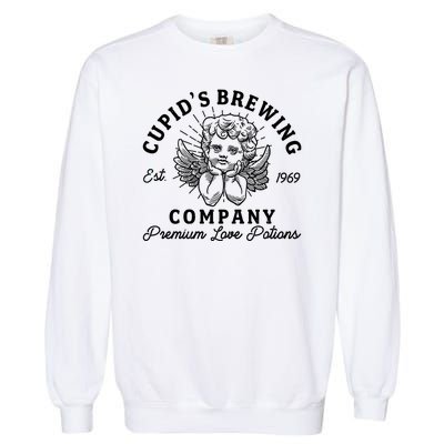 Vintage Cupid's Brewing Company Est 1969 Premium Love Potions Garment-Dyed Sweatshirt